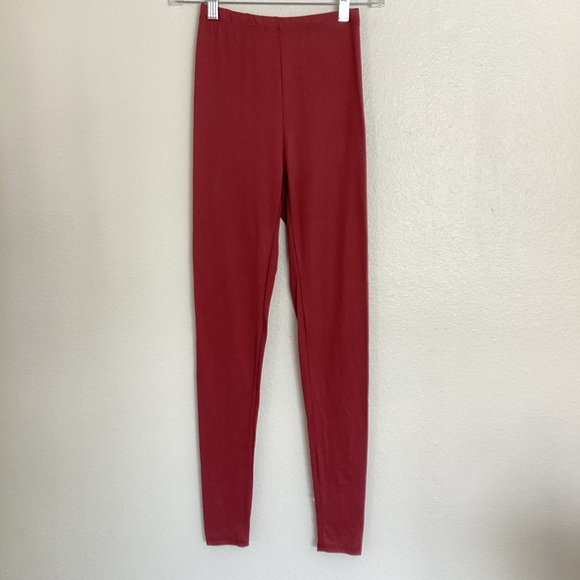 NEW Fashion Nova Don’t Get It Twisted Pants / Leggings in Mauve / Pinkish Red - Picture 5 of 8
